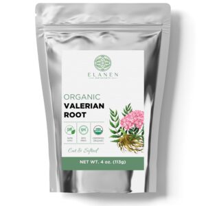 Té de raíz de valeriana orgánica Elanen Naturals 4 oz