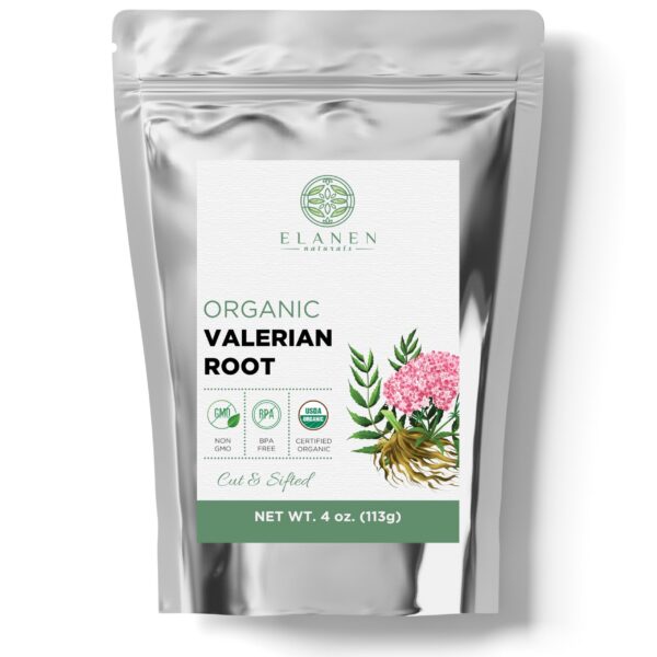 Té de raíz de valeriana orgánica Elanen Naturals 4 oz