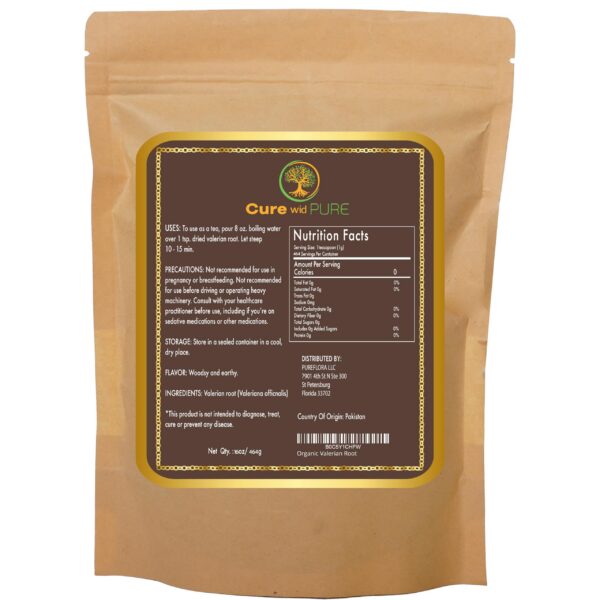 Version 1.0.0 Té de valeriana seca y natural para dormir y relajación