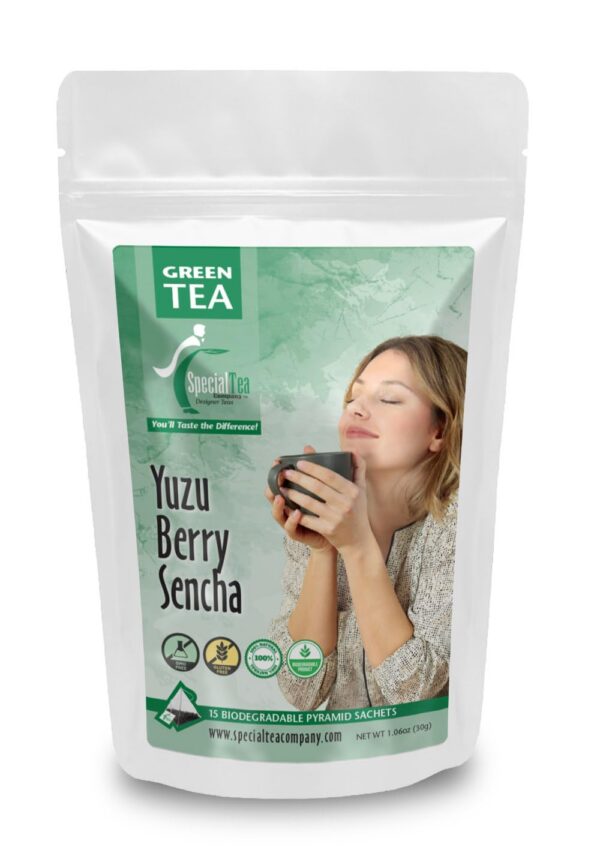 Té Verde Yuzu Berry Sencha Special Tea caja frontal