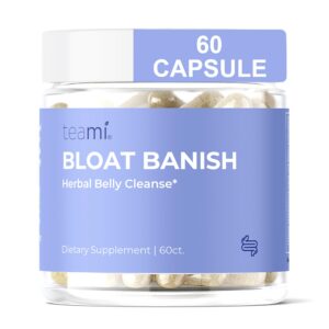 Teami Bloat Banish - frasco cápsulas
