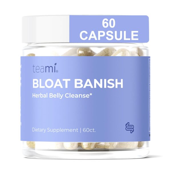 Teami Bloat Banish - frasco cápsulas