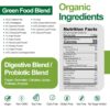 Bote de Teami Super Greens con 16 ingredientes superalimentos