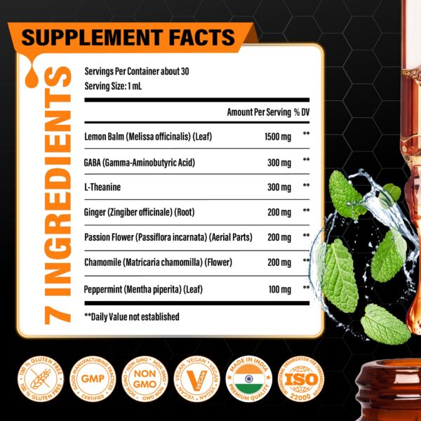 Gotas de tintura en botella
