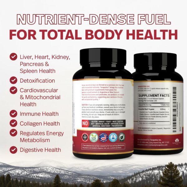 Cápsulas deshidratadas en frasco