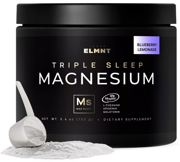 Frente de TERRA ELMNT Triple Sleep Magnesium L-Threonate Powder
