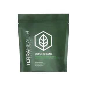 Version 1.0.0 Terra Health Essentials Super Greens polvo orgánico original