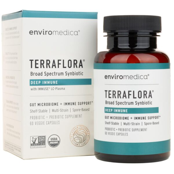 Terraflora Deep Immune Synbiotic packaging frontal