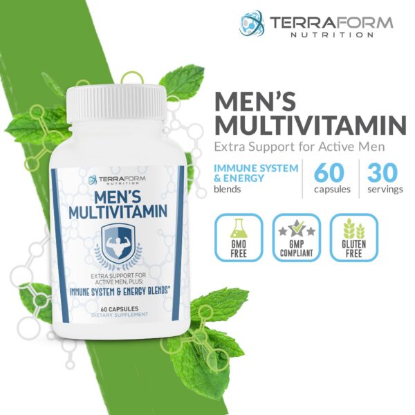 Frasco de Vitamínicos para hombres