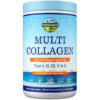 Frasco de Terranics polvos de colágeno multi 8 oz frente