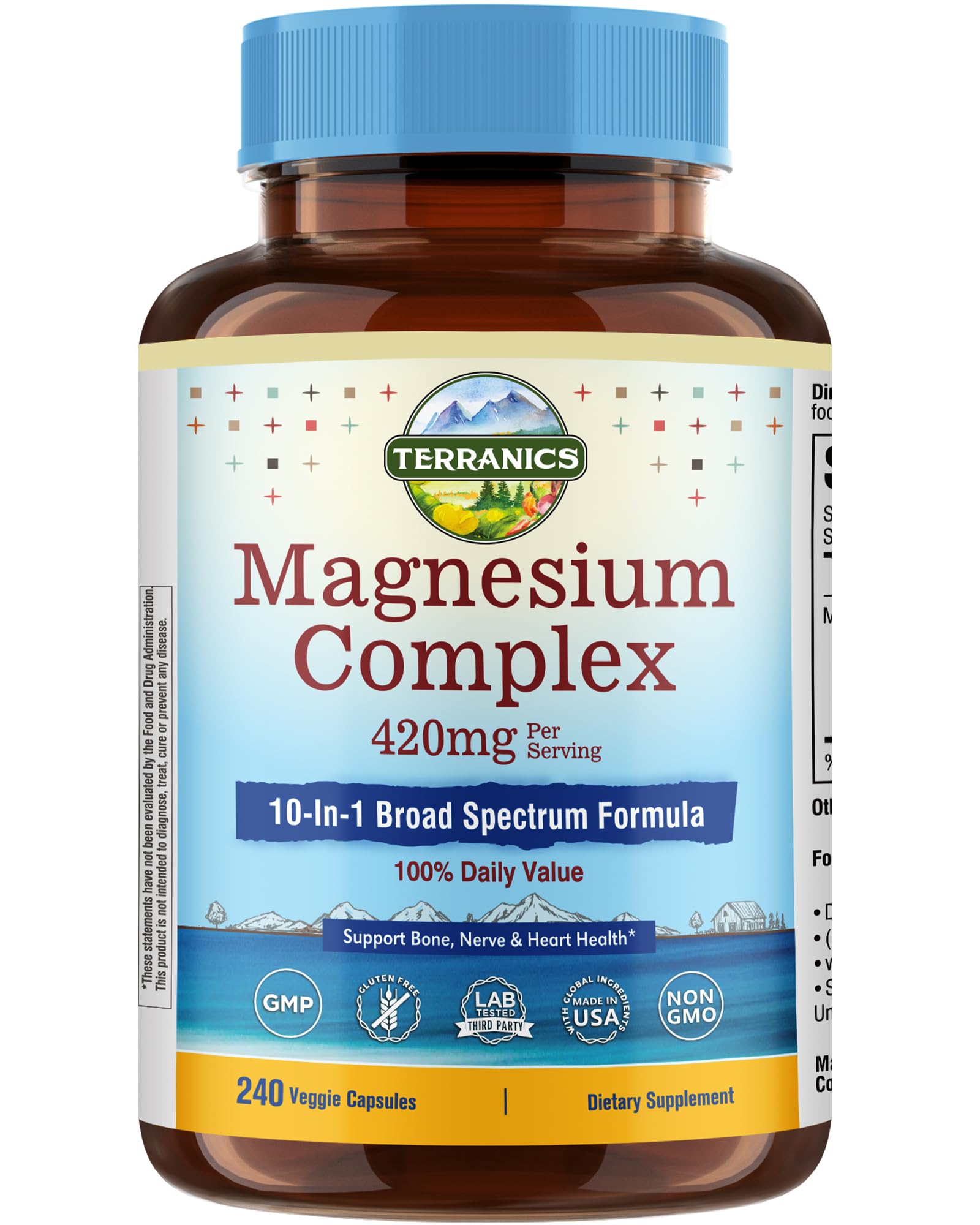 Terranics Magnesium Complex, 420 mg