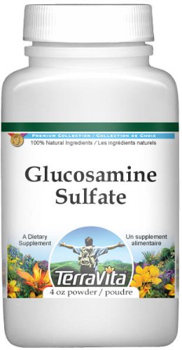 Polvo de glucosamina sulfato Terravita 4 oz