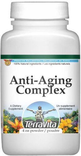 Terravita polvo anti-envejecimiento ginkgo té verde ginseng envase