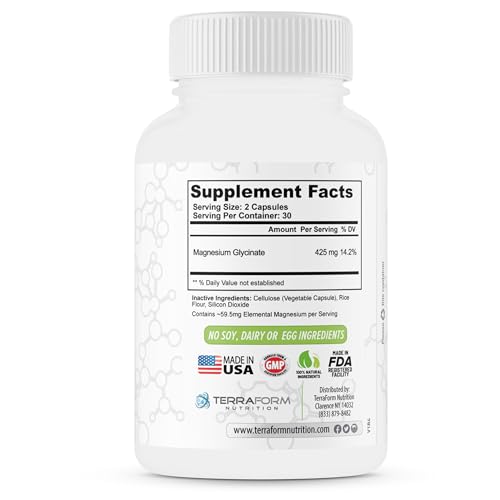 Version 1.0.0 Ingredientes de magnesium Glycinate TerraForm