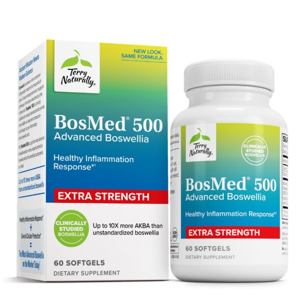 Version 1.0.0 Terry Naturally BosMed 500 mg boswellia cápsulas blandas para inflamación
