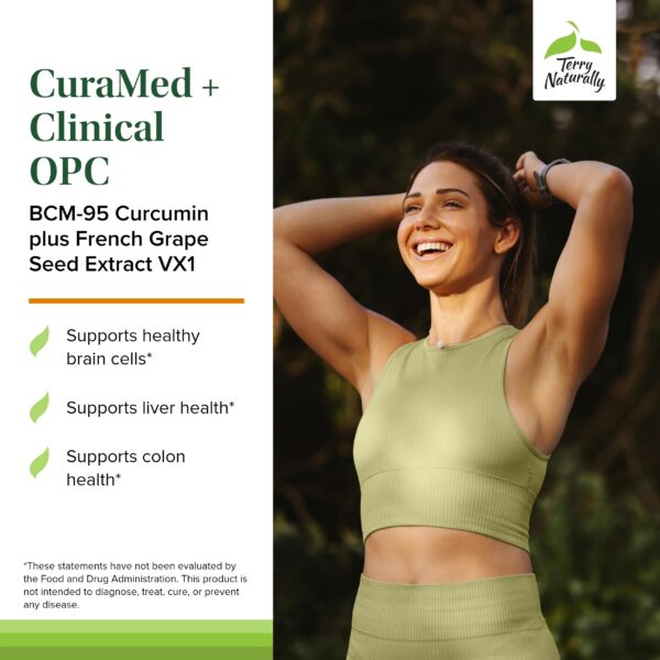 Terry Naturally CuraMed suplemento apoyo hepático y cerebral