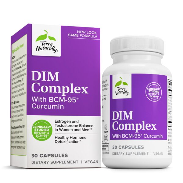 Terry Naturally DIM Complex suplemento hormonal 30 cápsulas