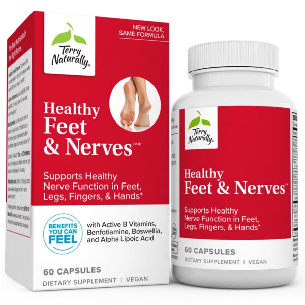 Terry Naturally Healthy Feet & Nerves suplemento en cápsulas