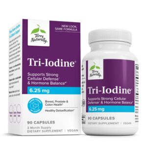 Terry Naturally Tri-Iodine etiqueta frontal