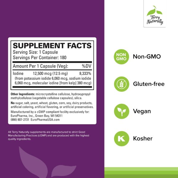 Version 1.0.0 Frasco de cápsulas Tri-Iodine