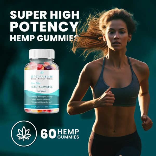 Gomitas de cáñamo en frasco