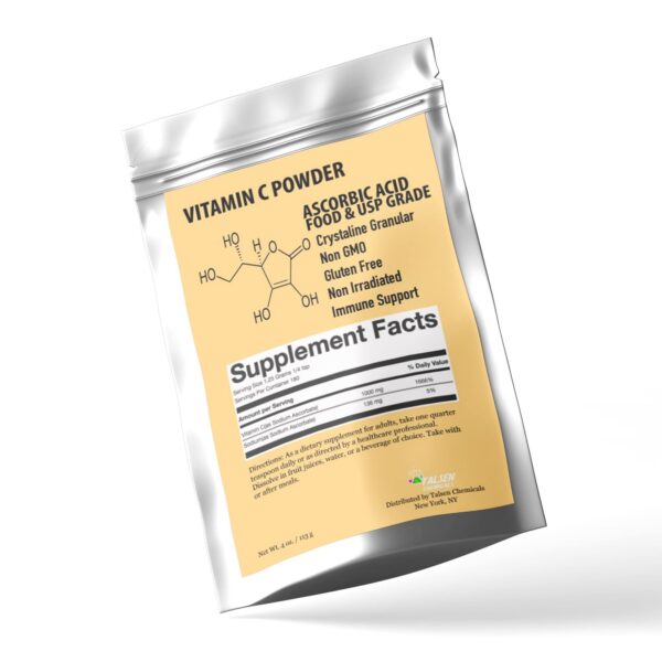 Polvo vitamina C Talsen Chemicals para uso alimenticio y cosmético