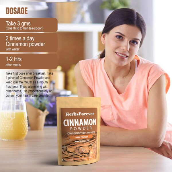 Polvo de canela herbsforever mostrando textura fina para cocina