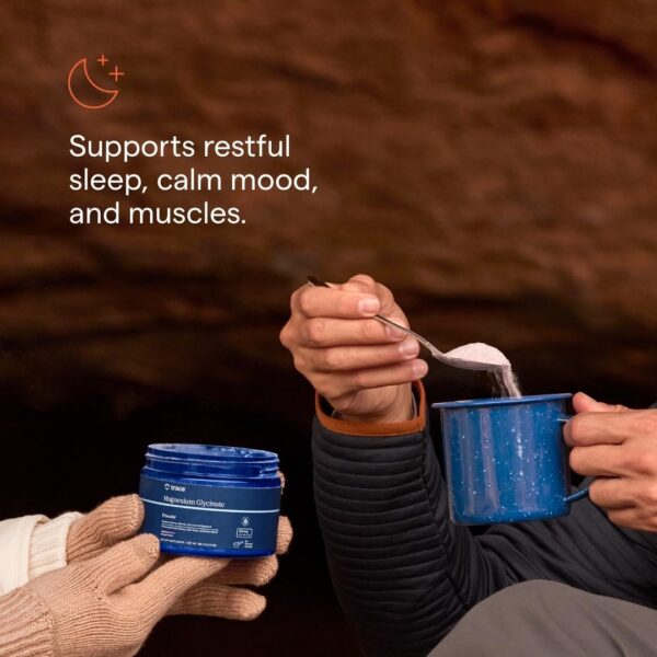 Textura en polvo magnesio glicinato