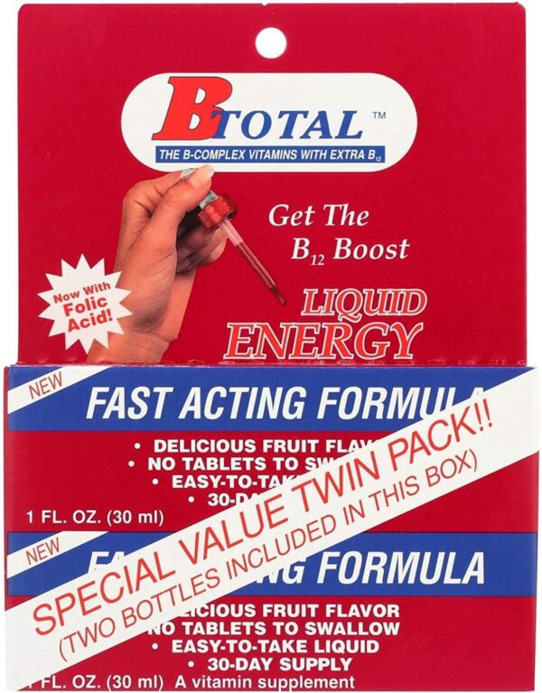 Version 1.0.0 Frasco frontal de The B-Total Solution Twin Pak