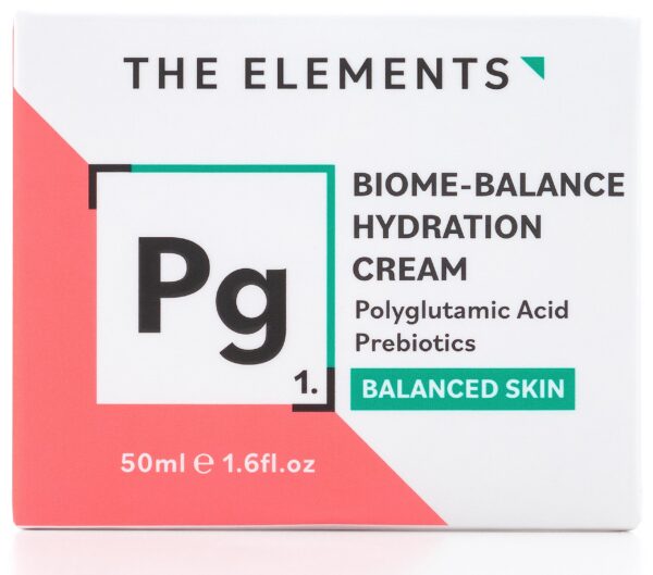 Etiqueta de crema hidratante Biome-Balance