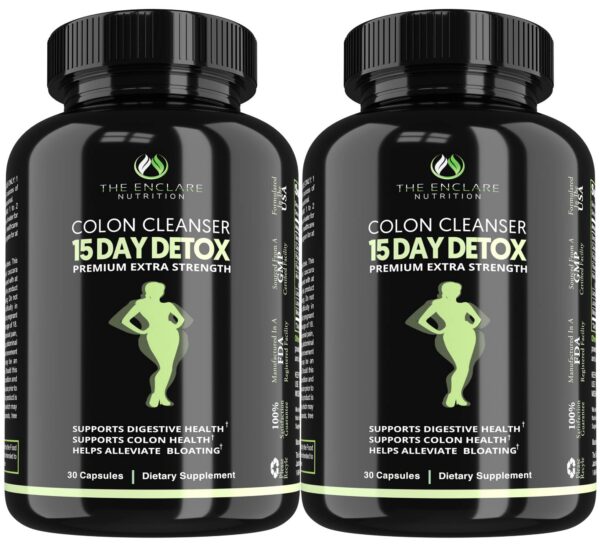 THE ENCLARE NUTRITION detox 15 días cápsulas para peso y colon
