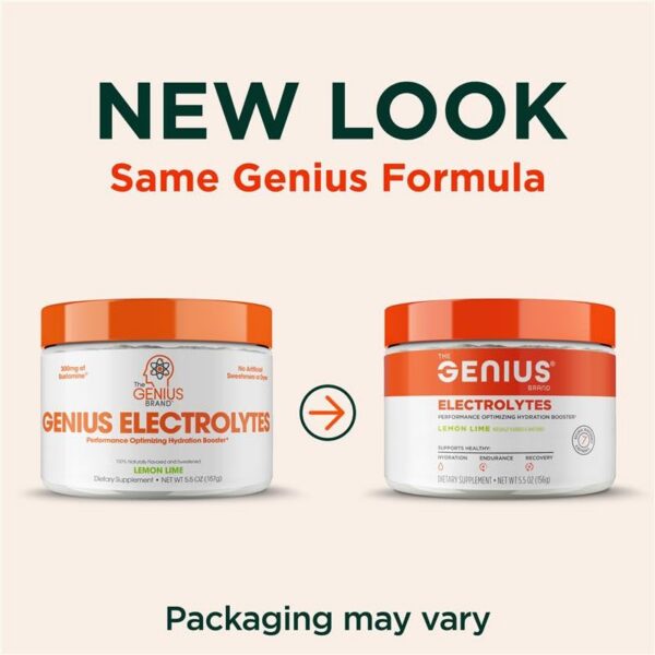 Ingrediente y presentación de Genius Electrolytes