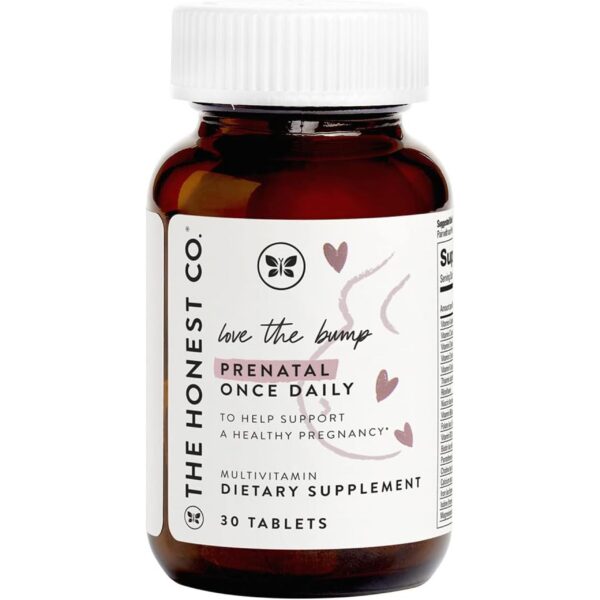 The Honest Company Love the Bump suplemento prenatal 30 tabletas