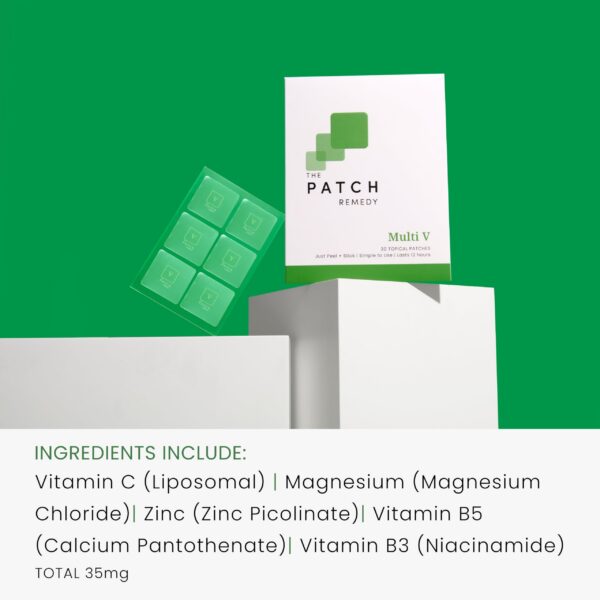 Version 1.0.0 Aplicación parche multivitamínico en piel