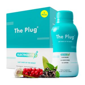 The Plug bebida detox hepática natural 2-pack botella frontal