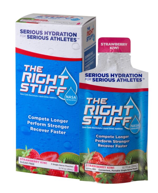 The Right Stuff etiqueta y envase sabor Strawberry Kiwi