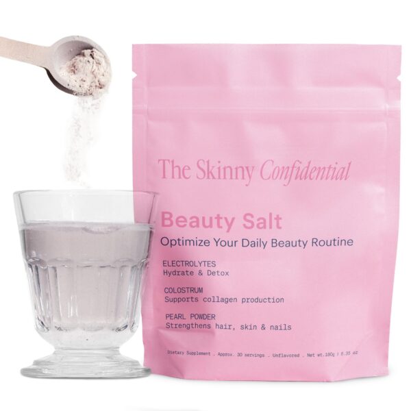 Frasco de Beauty Salt hidratación
