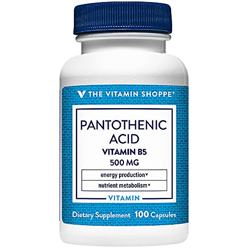 Version 1.0.0 The Vitamin Shoppe ácido pantoténico 500mg botella frontal