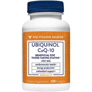 Frente de The Vitamin Shoppe CoQ-10 ubiquinol 200 mg