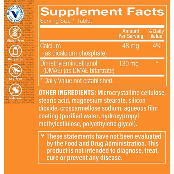 Tabletas DMAE en blister