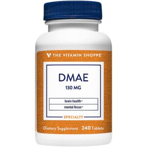 Tabletas DMAE 130 mg en frasco