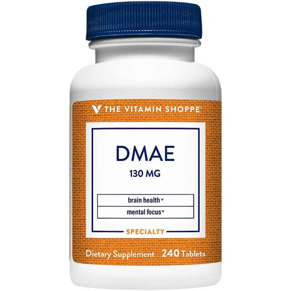Tabletas DMAE 130 mg en frasco