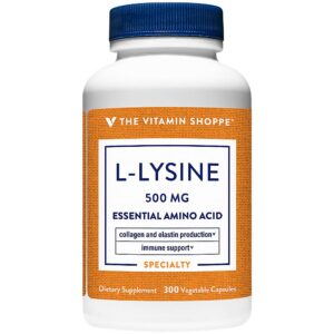Frasco L-Lysine 500mg The Vitamin Shoppe