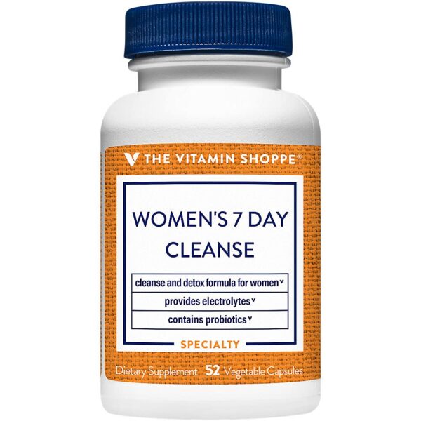The Vitamin Shoppe limpieza femenina 7 días envase frontal