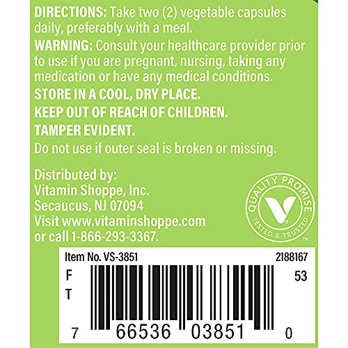 The Vitamin Shoppe Lion's Mane botella suplementaria