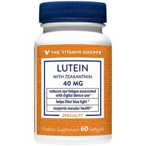 Version 1.0.0 Etiqueta frontal The Vitamin Shoppe Lutein 40MG