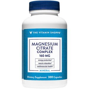 Frasco de magnesio citrato The Vitamin Shoppe