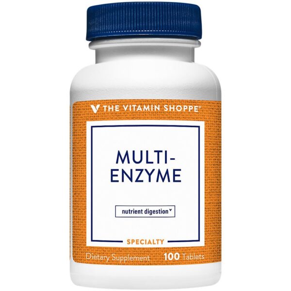 Etiqueta de ingredientes The Vitamin Shoppe Multi Enzyme