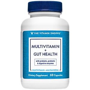 Frente de la etiqueta Multivitamínico prebiótico probiótico enzimas