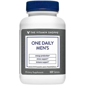 The Vitamin Shoppe multivitaminas hombre frasco 60 tabletas